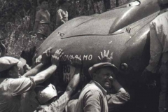 TGA FLO 1956 FERRARI 860 MONZA hermann INCIDENTE